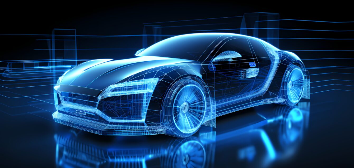 view-three-dimensional-car